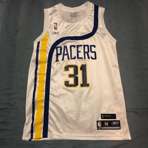 Vintage NBA Indiana Pacers Reggie Miller hardwood classic size medium jersey